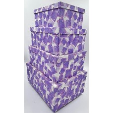 Purple Gift Boxes / 21 × 15cm